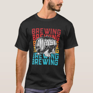 Camiseta Presente Para Fazer De Cerveja Retro-Artesanato Da
