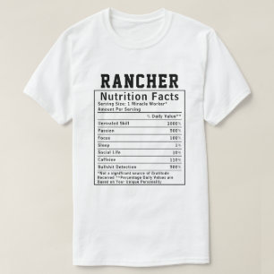 Camiseta Presente para Funcionário de Nutrição Funny Ranche