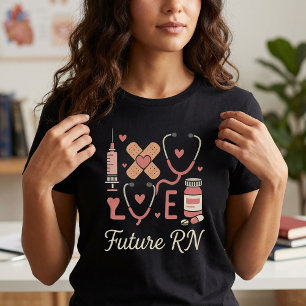 Camiseta Presente para Futuro Enfermeiro Registrado Estudan