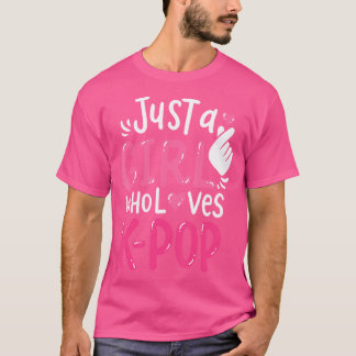Camiseta Presente para garotas de música do K-Pop