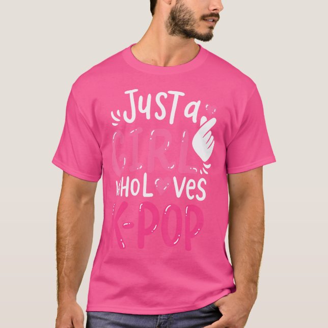Camiseta Presente para garotas de música do K-Pop (Frente)