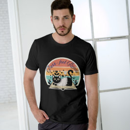 Camiseta Presente para gatos favoritos - Leitura pura