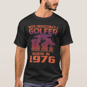 Camiseta Presente para Golfer Golfing de 1976, 44 Birt, de 