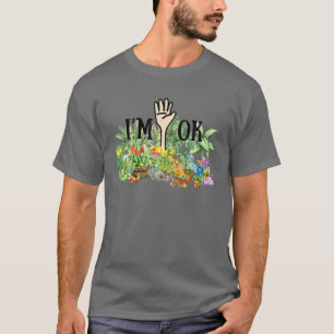 Camiseta Presente Para Jardineiro Estou Bem Cercado Por Um 