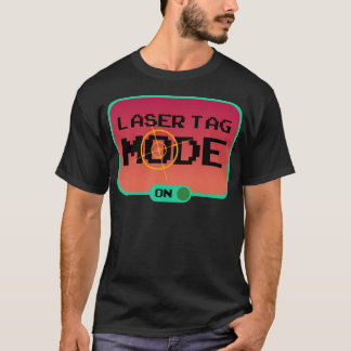 Camiseta Presente Para Jogadores De Etiquetas Laser Modo En