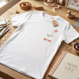 Camiseta Presente para Mãe de Ganso Boba Rosa Festa de Aniv