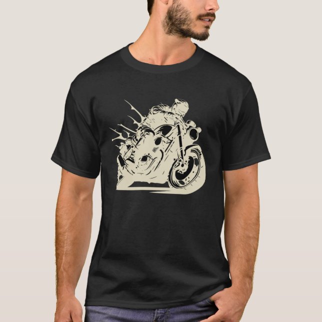 Camiseta Presente para motociclistas, motociclos (Frente)
