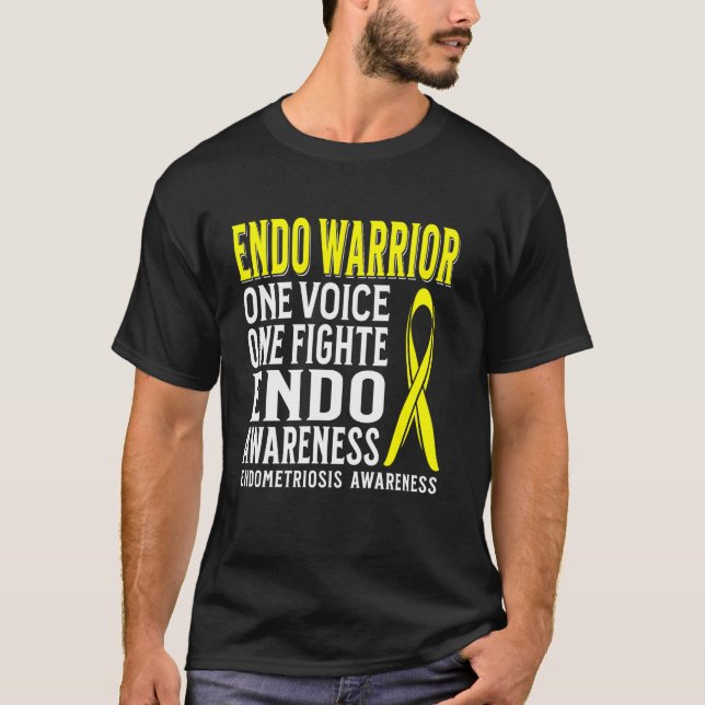 Camiseta Presente para Mulheres Conscientização da Endometr (Frente)