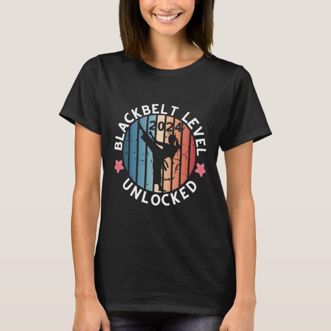 Camiseta Presente para mulheres do Cinturão Negro (Frente)