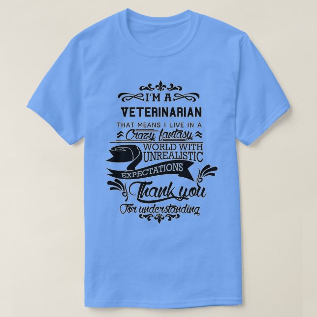 Camiseta Presente Para Mulheres Veterinárias (Frente do Design)