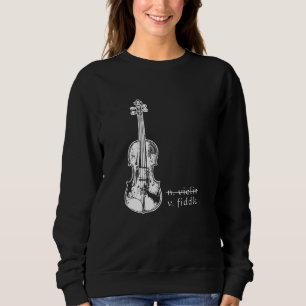 Camiseta Presente para música country não violino violino B