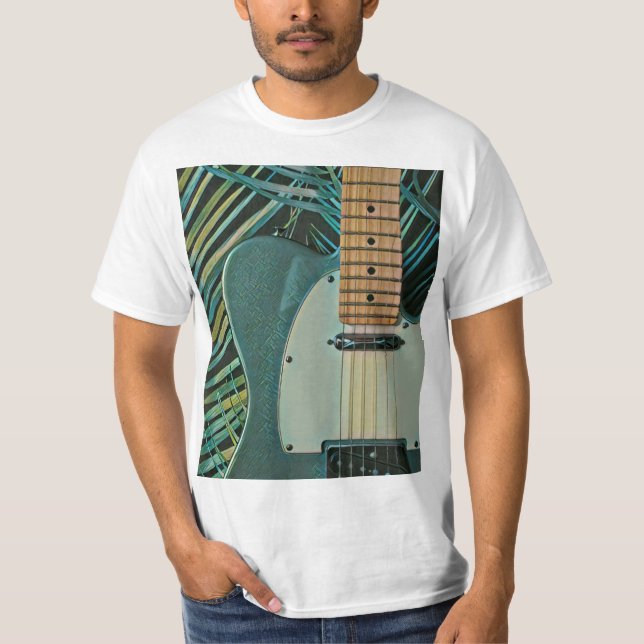 Camiseta Presente para namorado guitarrista (Frente)