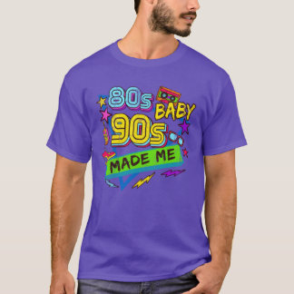 Camiseta Presente para nascidos nos anos 80 e feitos nos an
