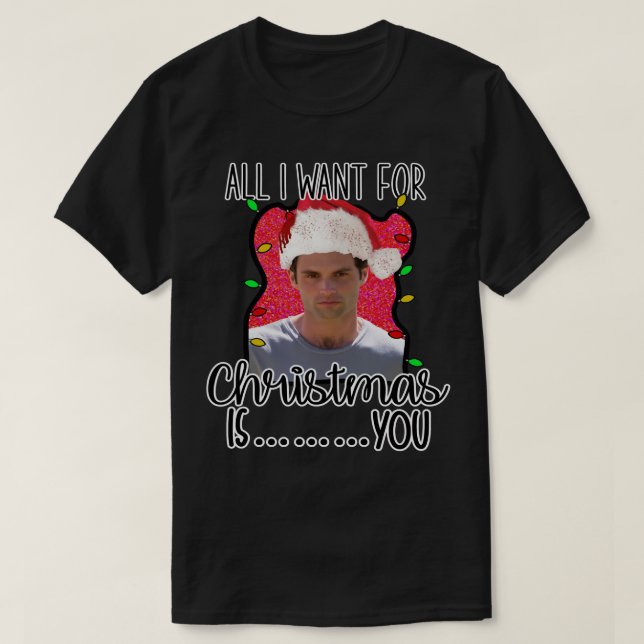 Camiseta Presente para Natal Engraçado Xmas, sua caixa de v (Frente do Design)