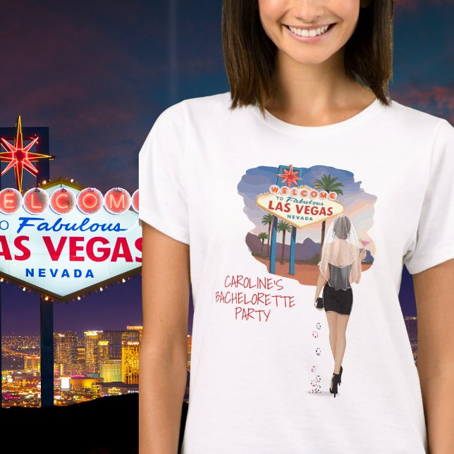 Camiseta Presente para Noiva Morena Festa de Solteira em La (Criador carregado)