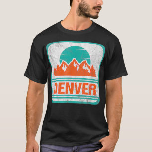 Camiseta Presente para o acampamento de caminhada do Retro 