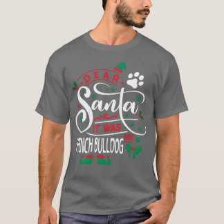 Camiseta presente para o Cachorro Negro Cachorro de Natal