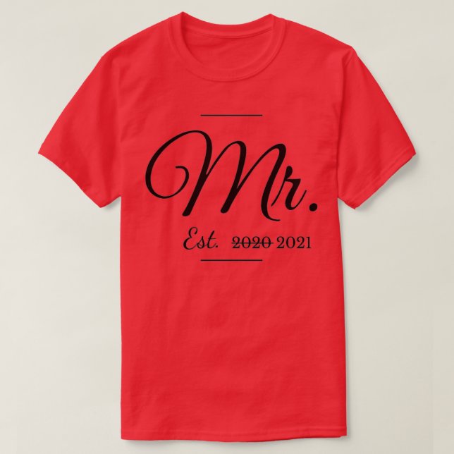 Camiseta Presente para o Groom 2021 (Frente do Design)