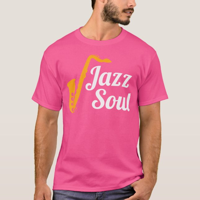 Camiseta Presente Para O Lover De Música Jazz 'Jazz Soul' S (Frente)