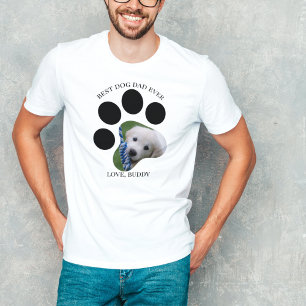 Camiseta Presente para o melhor Pai de cães alguma vez Impr