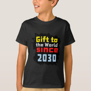 Camiseta Presente Para O Mundo Desde 2030