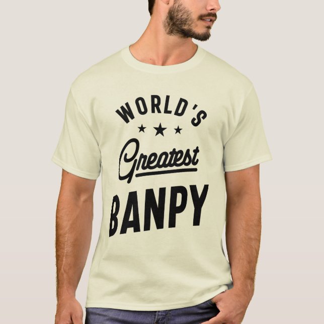 Camiseta Presente para o Pai Avô Maior Banheiro do Mundo (Frente)
