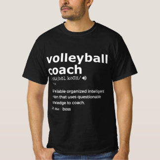 Camiseta Presente para o presente de treinador de vôlei
