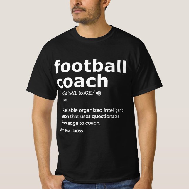 Camiseta Presente para oferta de treinador de futebol e tre (Frente)