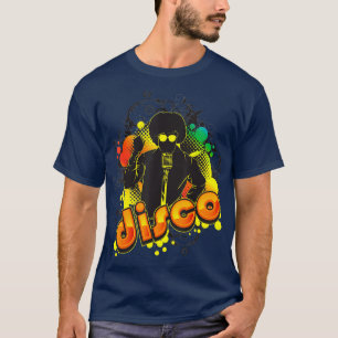 Camiseta Presente para os ventiladores de música retrô fasc