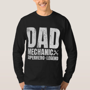 Camiseta Presente Para Pai Mecânico Da Filha - Família Engr