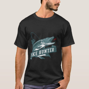 Camiseta Presente para pescador esportivo de lúcio