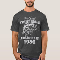 Presente para pescadores de 41 anos de idade 1980 