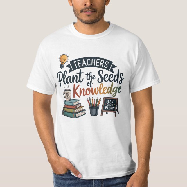 Camiseta Presente para Professor Design de Sublimação, Volt (Frente)