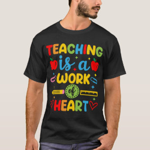 Camiseta Presente para professor O Ensino É Um Trabalho Do