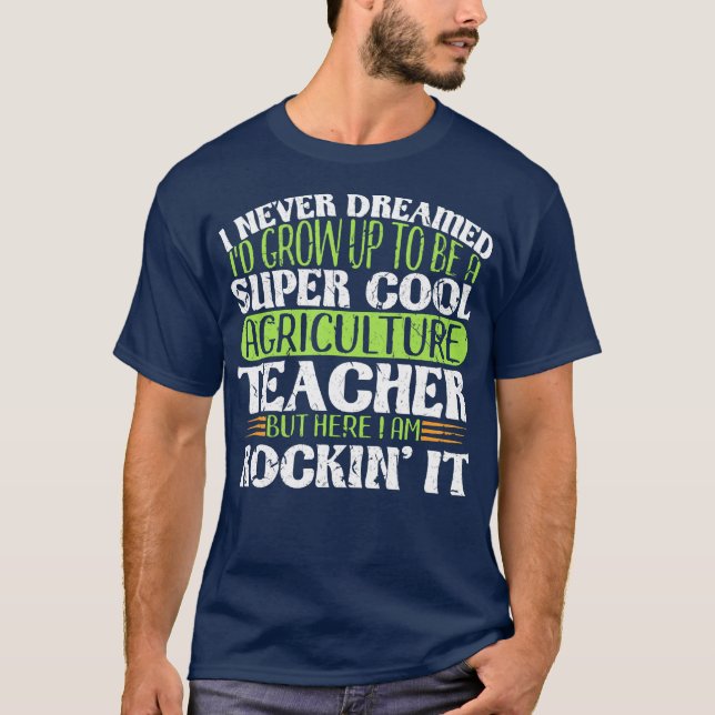 Camiseta Presente para Professores de Agricultura Super Leg (Frente)