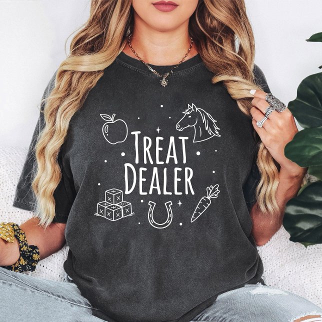 Camiseta Presente para Vendedor de Petiscos para Cavalos Am (Criador carregado)