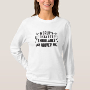 Camiseta Presente paramédico de condutor de ambulância ma