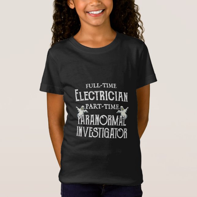 Camiseta Presente Paranormal De Tempo Paranormal Por Eletri (Frente)