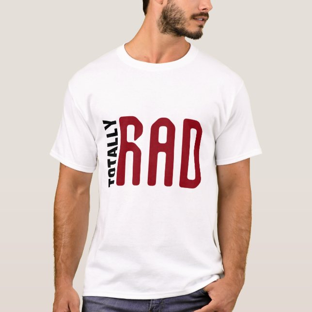 Camiseta presente paterno totalmente radical para design de (Frente)