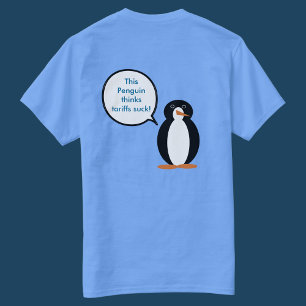 Camiseta Presente Patrimônio de Conscientização do Pinguim 