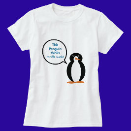 Camiseta Presente Patrimônio de Conscientização do Pinguim 