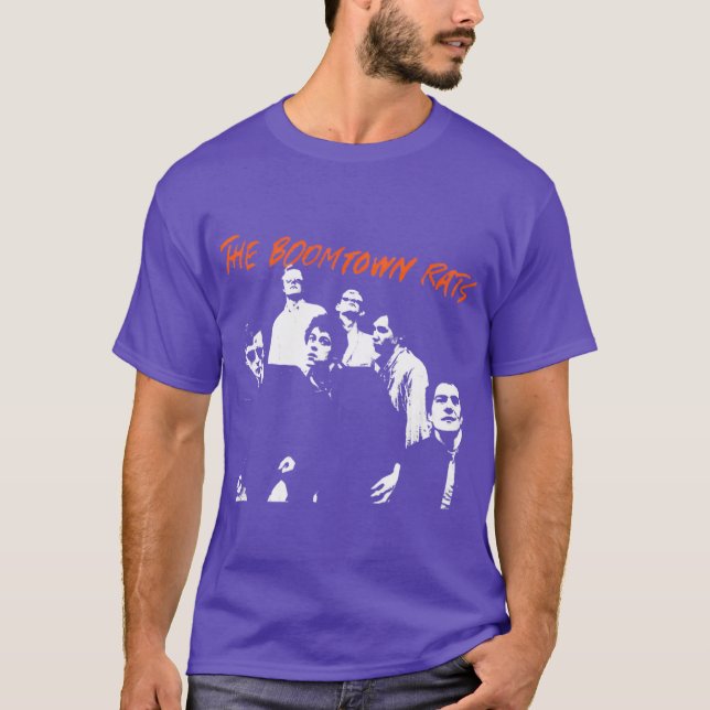 Camiseta Presente PERFEITO de Arte Musical Retro da Banda B (Frente)