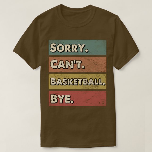 Camiseta Presente perfeito para o jogo de basquete (Frente do Design)