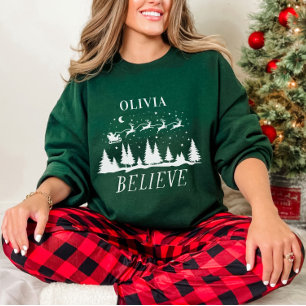 Camiseta Presente Personalizado Acredite no Papai Noel no T