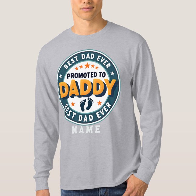 Camiseta Presente Personalizado com Nome para Papai (Frente)