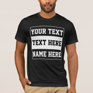 Camiseta Presente personalizado com nome texto personalizar