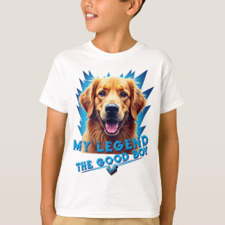 Camiseta Presente Personalizado da Mascote do Retriever Dou