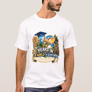 Camiseta Presente Personalizado de Aventura de 18 Anos