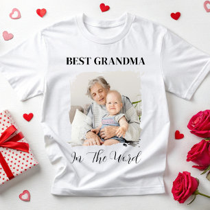 Camiseta Presente Personalizado de Avó com Foto