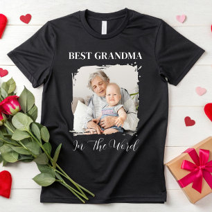 Camiseta Presente Personalizado de Avó com Foto